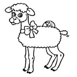 Malvorlage: Schaf (Tiere) #11466 - Kostenlose Malvorlagen zum Ausdrucken