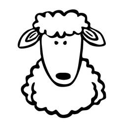 Malvorlage: Schaf (Tiere) #11470 - Kostenlose Malvorlagen zum Ausdrucken