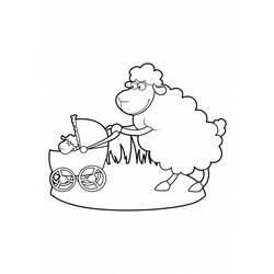 Malvorlage: Schaf (Tiere) #11489 - Kostenlose Malvorlagen zum Ausdrucken