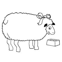 Malvorlage: Schaf (Tiere) #11499 - Kostenlose Malvorlagen zum Ausdrucken