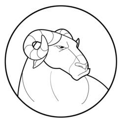 Malvorlage: Schaf (Tiere) #11541 - Kostenlose Malvorlagen zum Ausdrucken