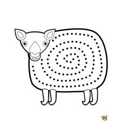 Malvorlage: Schaf (Tiere) #11542 - Kostenlose Malvorlagen zum Ausdrucken