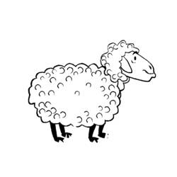 Malvorlage: Schaf (Tiere) #11545 - Kostenlose Malvorlagen zum Ausdrucken
