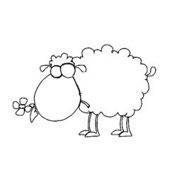 Malvorlage: Schaf (Tiere) #11581 - Kostenlose Malvorlagen zum Ausdrucken