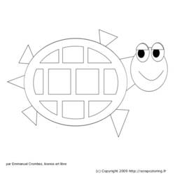 Malvorlage: Schildkröte (Tiere) #13453 - Kostenlose Malvorlagen zum Ausdrucken