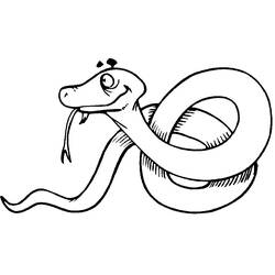 Malvorlage: Schlange (Tiere) #14362 - Kostenlose Malvorlagen zum Ausdrucken