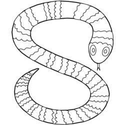 Malvorlage: Schlange (Tiere) #14368 - Kostenlose Malvorlagen zum Ausdrucken