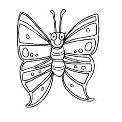 Malvorlage: Schmetterling (Tiere) #15689 - Kostenlose Malvorlagen zum Ausdrucken