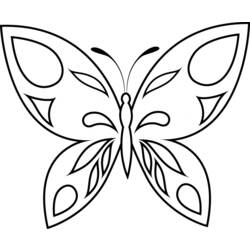 Malvorlage: Schmetterling (Tiere) #15696 - Kostenlose Malvorlagen zum Ausdrucken