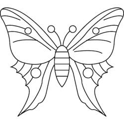 Malvorlage: Schmetterling (Tiere) #15726 - Kostenlose Malvorlagen zum Ausdrucken