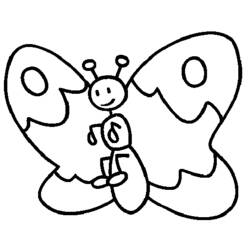 Malvorlage: Schmetterling (Tiere) #15731 - Kostenlose Malvorlagen zum Ausdrucken