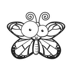 Malvorlage: Schmetterling (Tiere) #15739 - Kostenlose Malvorlagen zum Ausdrucken