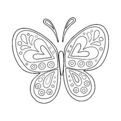 Malvorlage: Schmetterling (Tiere) #15778 - Kostenlose Malvorlagen zum Ausdrucken