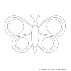 Malvorlage: Schmetterling (Tiere) #15784 - Kostenlose Malvorlagen zum Ausdrucken