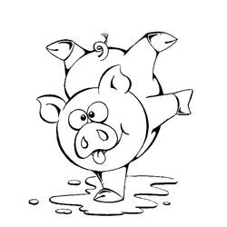 Malvorlage: Schwein (Tiere) #3627 - Kostenlose Malvorlagen zum Ausdrucken