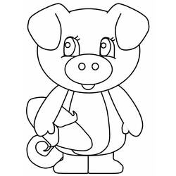 Malvorlage: Schwein (Tiere) #3628 - Kostenlose Malvorlagen zum Ausdrucken