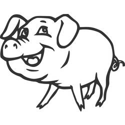 Malvorlage: Schwein (Tiere) #3769 - Kostenlose Malvorlagen zum Ausdrucken