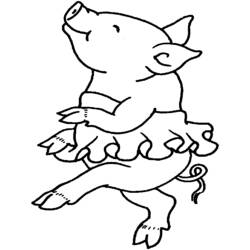 Malvorlage: Schweinefleisch (Tiere) #17628 - Kostenlose Malvorlagen zum Ausdrucken