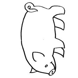Malvorlage: Schweinefleisch (Tiere) #17646 - Kostenlose Malvorlagen zum Ausdrucken