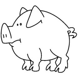 Malvorlage: Schweinefleisch (Tiere) #17690 - Kostenlose Malvorlagen zum Ausdrucken