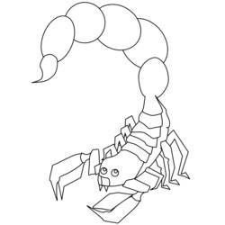 Malvorlage: Skorpion (Tiere) #14623 - Kostenlose Malvorlagen zum Ausdrucken