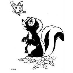 Malvorlage: Skunk (Tiere) #11212 - Kostenlose Malvorlagen zum Ausdrucken
