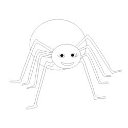Malvorlage: Spinne (Tiere) #581 - Kostenlose Malvorlagen zum Ausdrucken