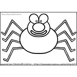 Malvorlage: Spinne (Tiere) #592 - Kostenlose Malvorlagen zum Ausdrucken