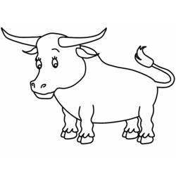Malvorlage: Stier (Tiere) #13787 - Kostenlose Malvorlagen zum Ausdrucken
