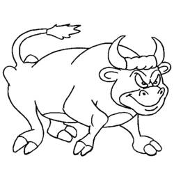 Malvorlage: Stier (Tiere) #13799 - Kostenlose Malvorlagen zum Ausdrucken