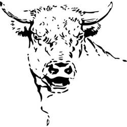 Malvorlage: Stier (Tiere) #13854 - Kostenlose Malvorlagen zum Ausdrucken
