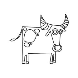 Malvorlage: Stier (Tiere) #13874 - Kostenlose Malvorlagen zum Ausdrucken