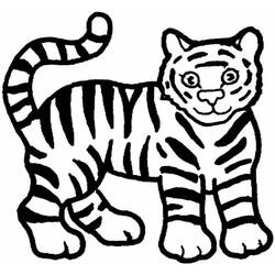 Malvorlage: Tiger (Tiere) #13594 - Kostenlose Malvorlagen zum Ausdrucken