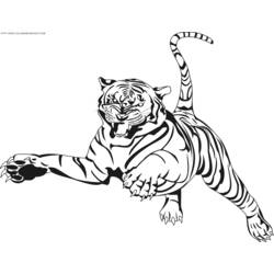 Malvorlage: Tiger (Tiere) #13608 - Kostenlose Malvorlagen zum Ausdrucken
