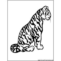 Malvorlage: Tiger (Tiere) #13619 - Kostenlose Malvorlagen zum Ausdrucken