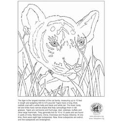 Malvorlage: Tiger (Tiere) #13627 - Kostenlose Malvorlagen zum Ausdrucken