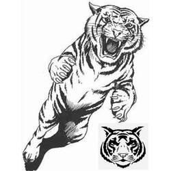 Malvorlage: Tiger (Tiere) #13672 - Kostenlose Malvorlagen zum Ausdrucken