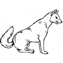 Malvorlage: Wolf (Tiere) #10452 - Kostenlose Malvorlagen zum Ausdrucken