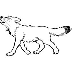 Malvorlage: Wolf (Tiere) #10456 - Kostenlose Malvorlagen zum Ausdrucken
