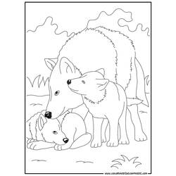 Malvorlage: Wolf (Tiere) #10491 - Kostenlose Malvorlagen zum Ausdrucken