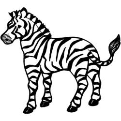 Malvorlage: Zebra (Tiere) #12937 - Kostenlose Malvorlagen zum Ausdrucken