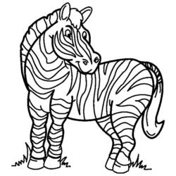 Malvorlage: Zebra (Tiere) #12941 - Kostenlose Malvorlagen zum Ausdrucken