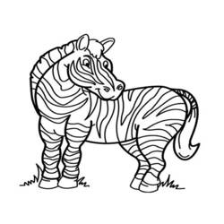 Malvorlage: Zebra (Tiere) #12945 - Kostenlose Malvorlagen zum Ausdrucken
