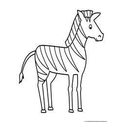 Malvorlage: Zebra (Tiere) #12967 - Kostenlose Malvorlagen zum Ausdrucken