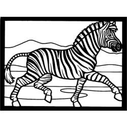 Malvorlage: Zebra (Tiere) #12978 - Kostenlose Malvorlagen zum Ausdrucken