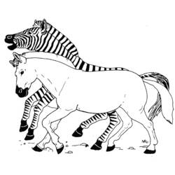 Malvorlage: Zebra (Tiere) #12981 - Kostenlose Malvorlagen zum Ausdrucken