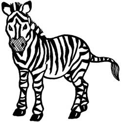 Malvorlage: Zebra (Tiere) #12996 - Kostenlose Malvorlagen zum Ausdrucken