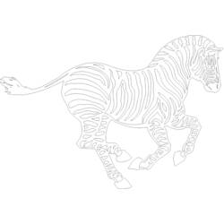 Malvorlage: Zebra (Tiere) #13000 - Kostenlose Malvorlagen zum Ausdrucken