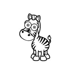 Malvorlage: Zebra (Tiere) #13006 - Kostenlose Malvorlagen zum Ausdrucken