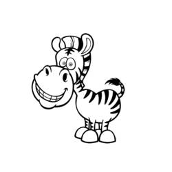 Malvorlage: Zebra (Tiere) #13026 - Kostenlose Malvorlagen zum Ausdrucken